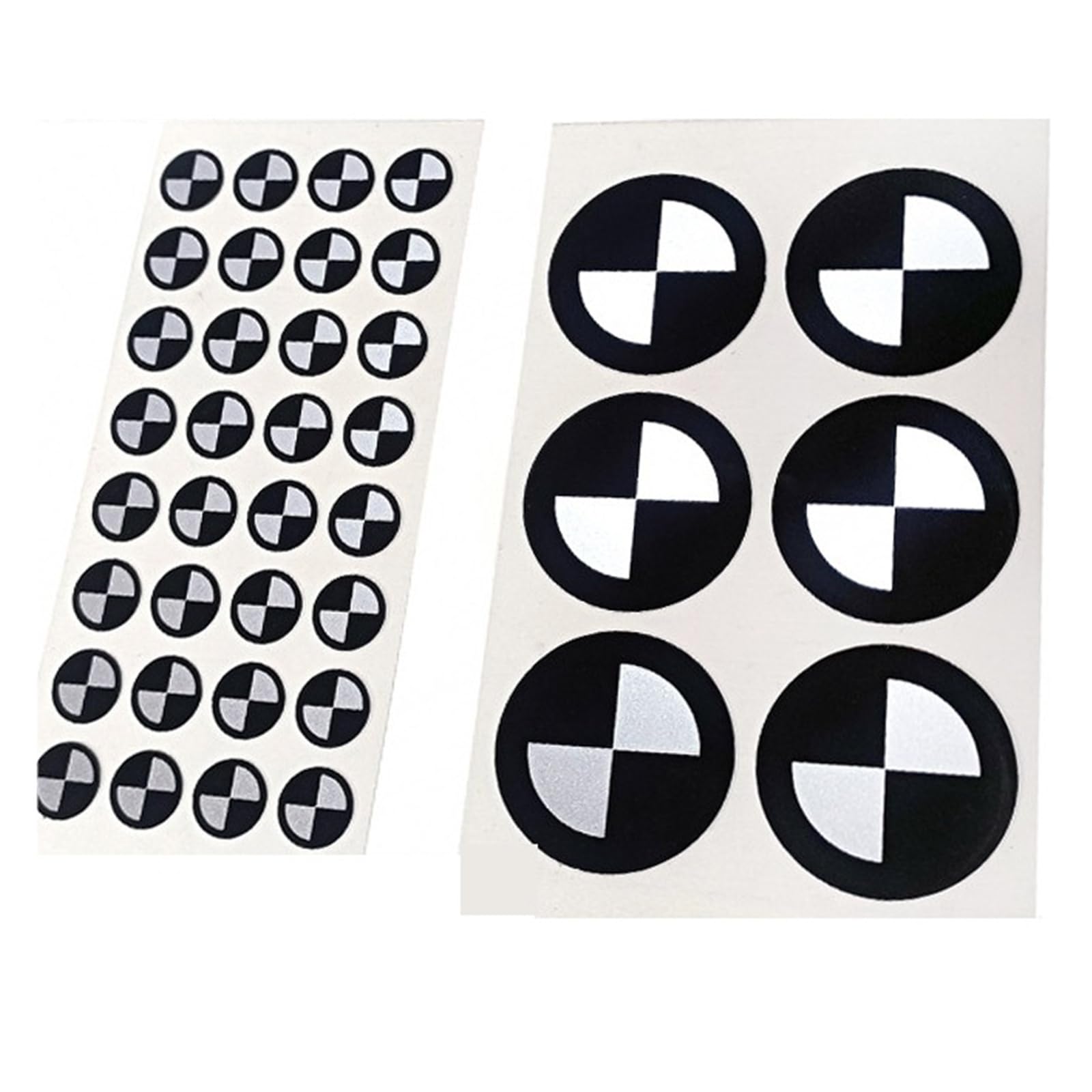 Marqueurs réfléchissants de positionnement for scanner portable 3D, points de suivi réutilisables pour un suivi précis(10mm round fan-shaped 1 set)