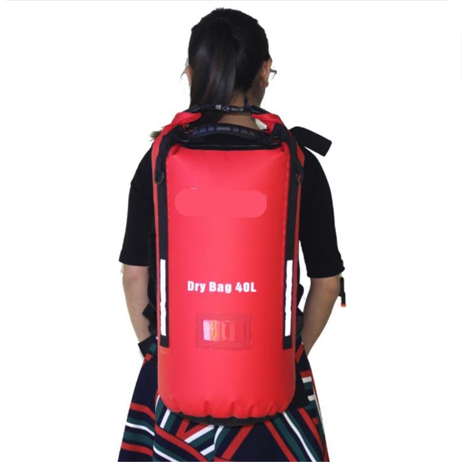 Wasserfester Packsack 40L Schwimmen wasserdichte Tasche Professional Outdoor Camping Dry Bag Boje Mochila Trekking Lagerung Wasserdicht Rucksack(Orange)