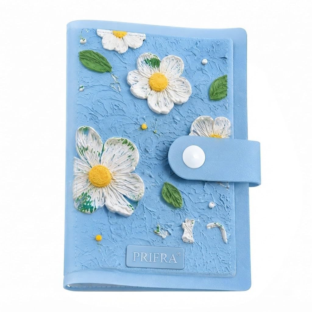 Envelope Savings Challenge, 100 Days Budget Notebook for Adults, Portable Wallet Organizer with 3D Oil Painting Design, Expense Tracker Book for Payment Bill Money Storage 50 Sheets-image-0