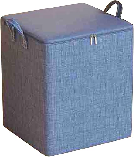 Miniatura 1 de Bolsas de almacenamiento plegables y portátiles con cremallera y asas, contenedores de almacenamiento apilables para edredón, ropa, mantas,