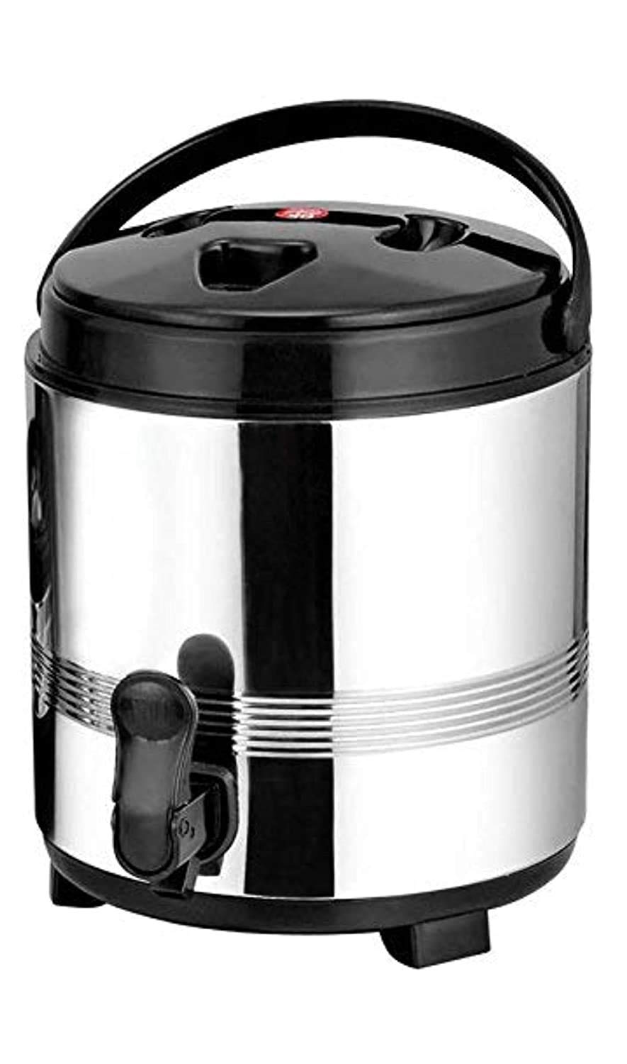 JSI® Thermal Insulated Water Jug I 5 Liters Silver Black Color I Stainless Steel Water Dispenser Keeps Water hot and Cold Upto 5-6 Hours I with Easy to Carry Handle (B08Y65RHXX) Amazon Price History, Amazon Price Tracker