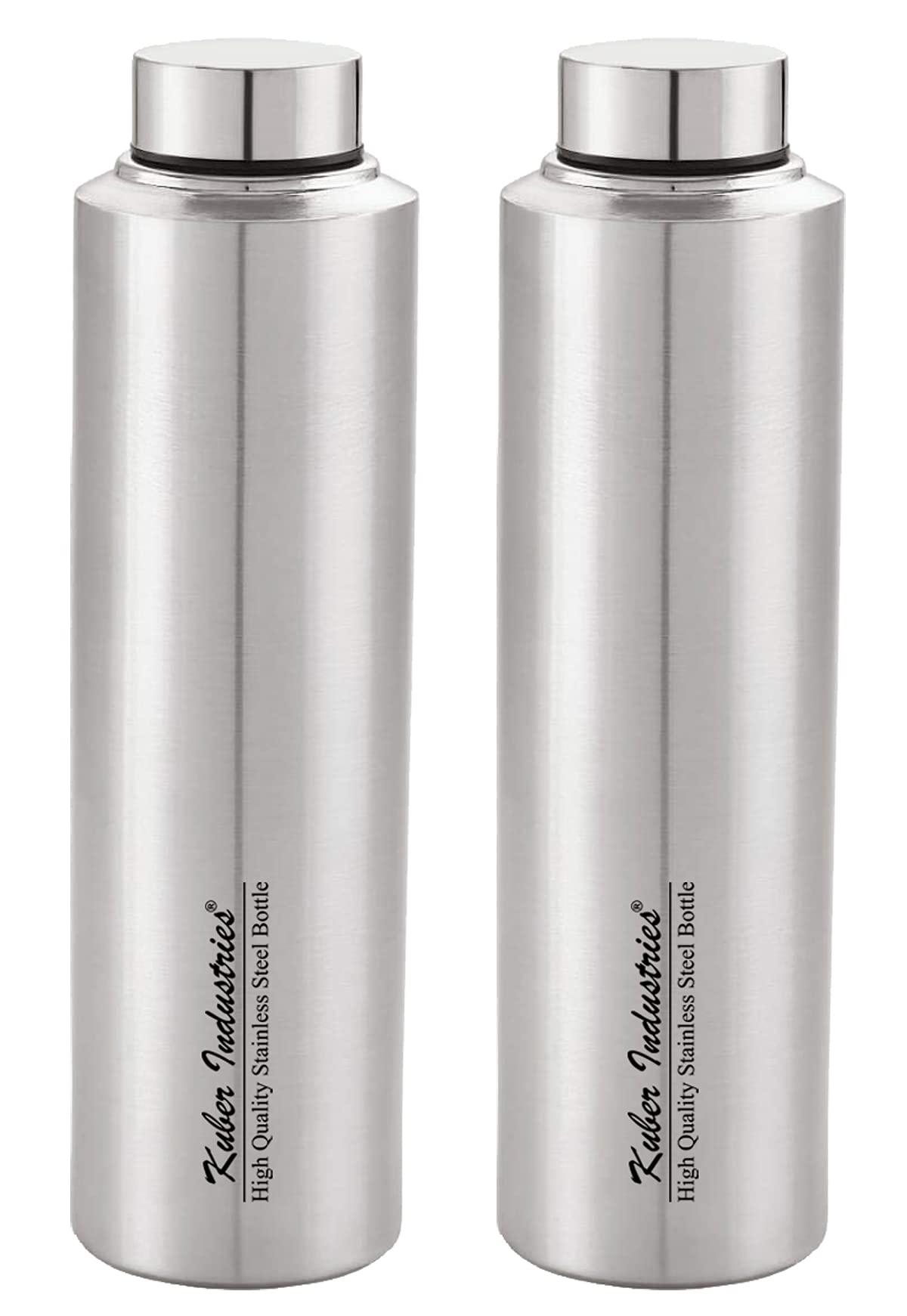 Stainless Steel Fridge Water Bottles - 2 Pack -1