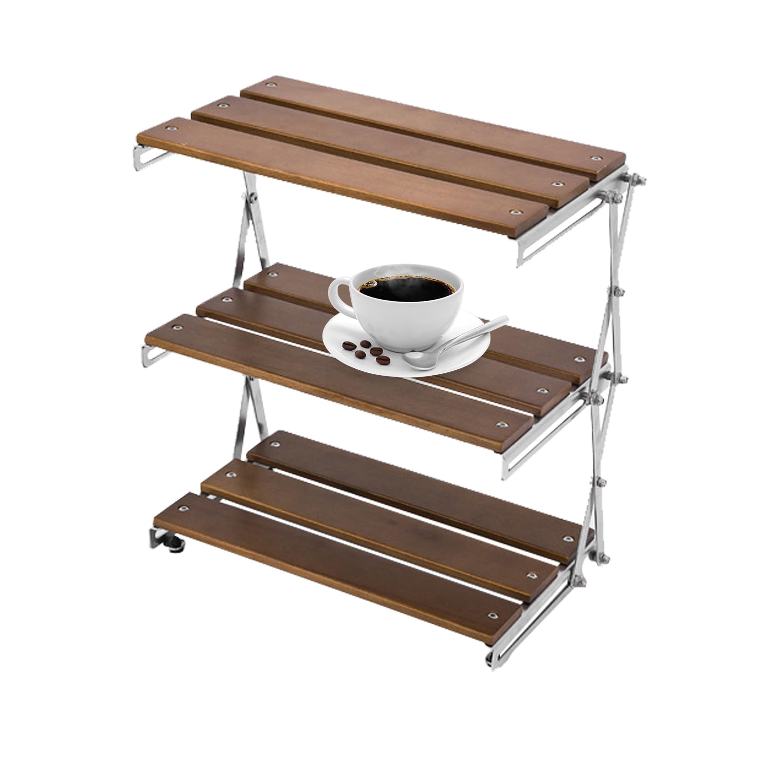 Étagère de Rangement Pliante de Camping, Organisateur Pliable étagère de
