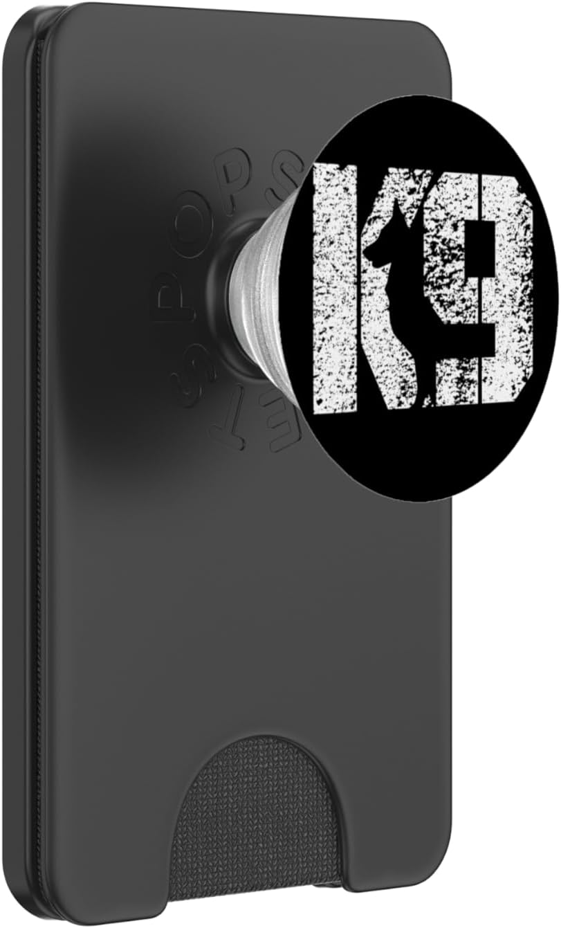 K9 Veteran Military Working Dog USA US Flag K9 Veterans Day PopSockets PopGrip for MagSafe