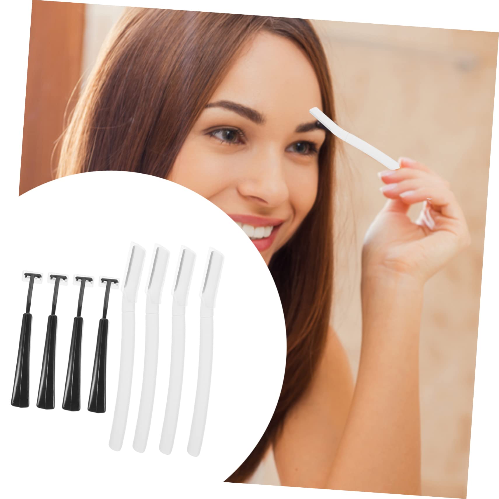 FRCOLOR 16sätze Teiliges Tragbarer Augenbrauenrasierer Für Damen Gesichts Und Augenbrauenhaartrimmer Mit Sanften Scharfen Klingen Für Präzise Haarentfernung Für Zuhause Und Unterwegs