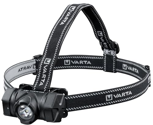 VARTA prednja svjetiljka LED uklj. 3x AAA baterije, Indestructible H20 Pro prednja svjetiljka, dva načina svjetla, iznimno robusna prednja svjetiljka, zaštićena od vode i prašine, idealna za kampiranje, jogging, planinarenje