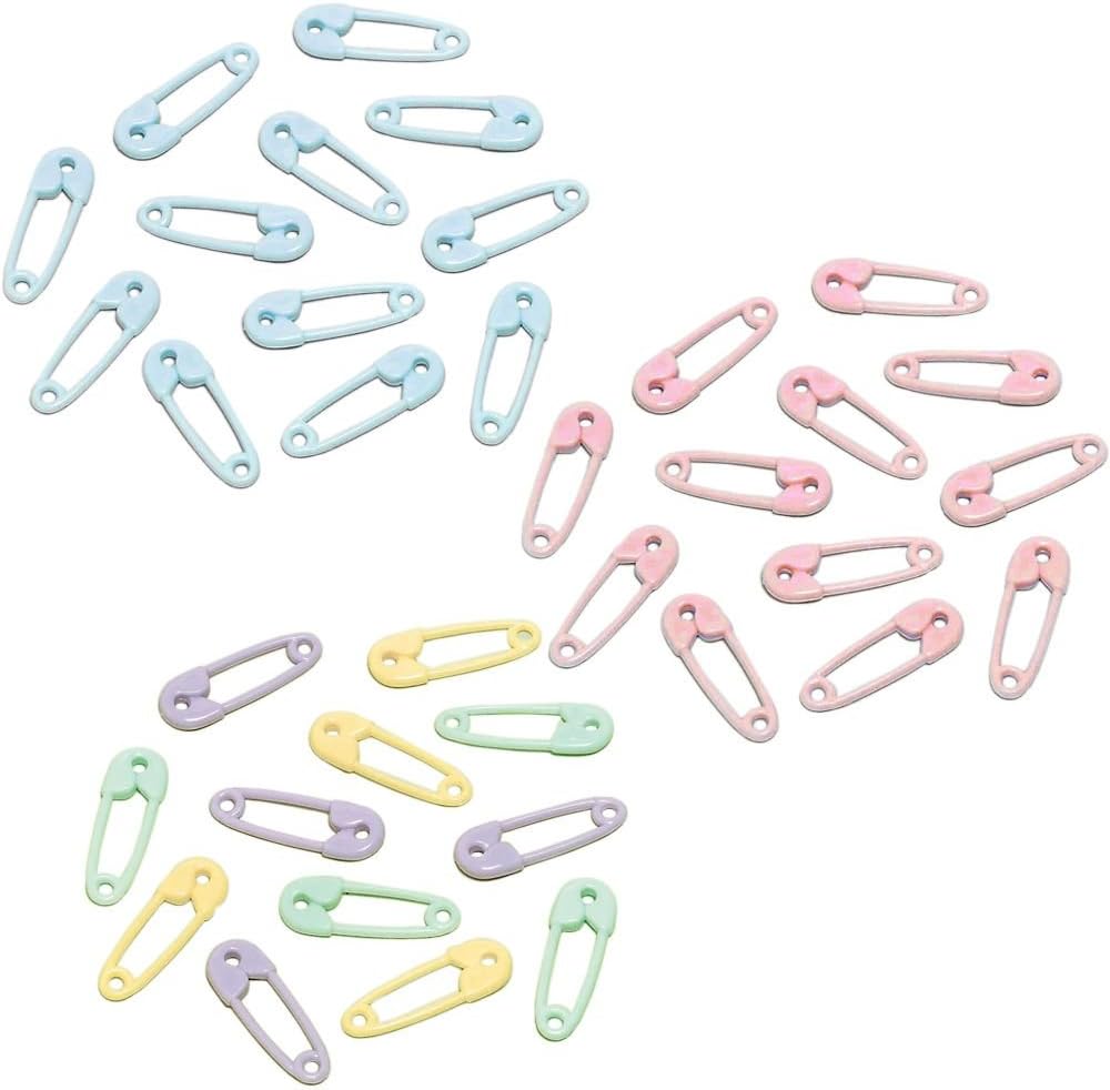 safety pins favors blue 24 count Arts, Crafts & Sewing
