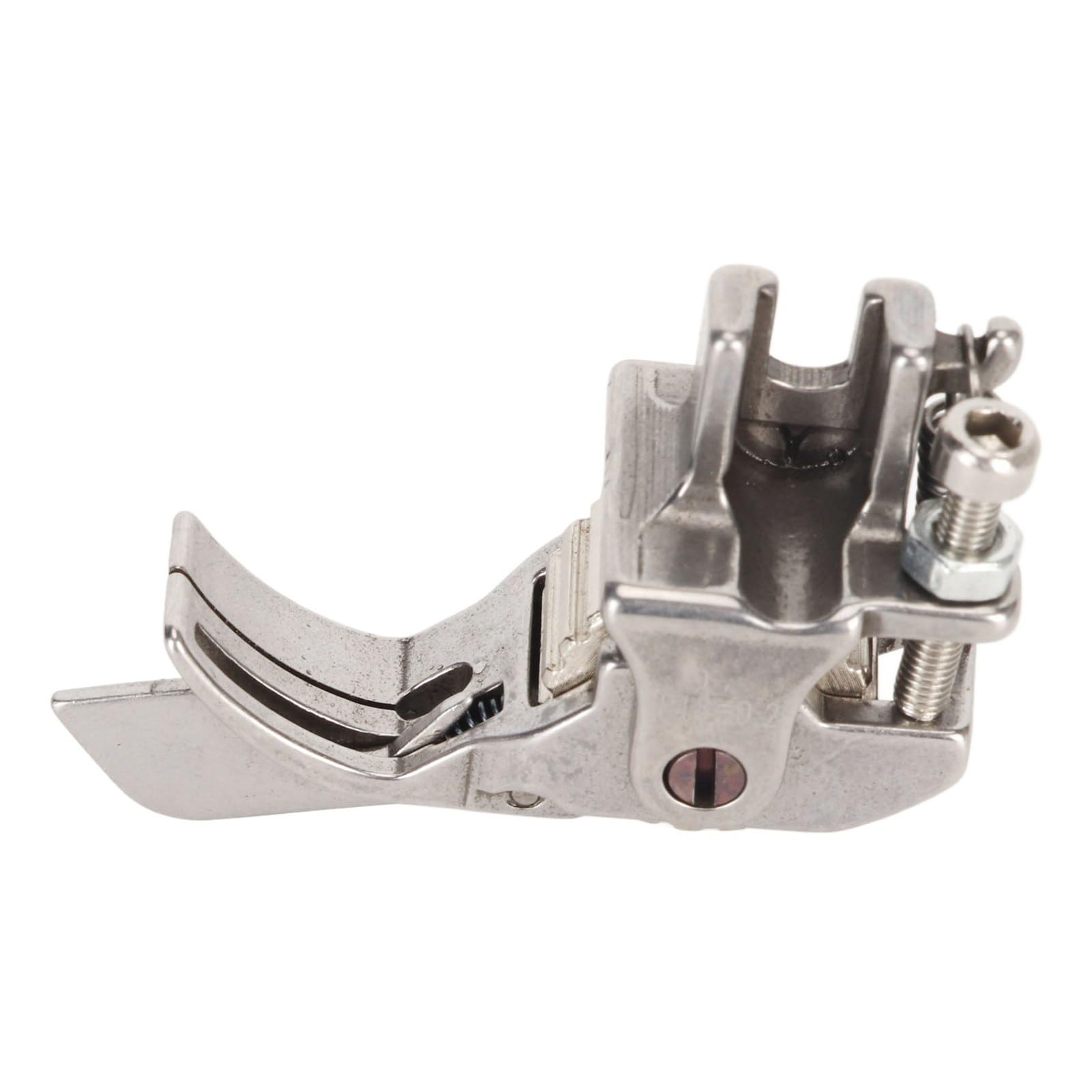 SDGBCXD Sewing machine presser foot, Industrial Presser Foot with Roller, Stainless Steel Iron Construction for Thick Fabric Leather Upholstery 3x4.5cm