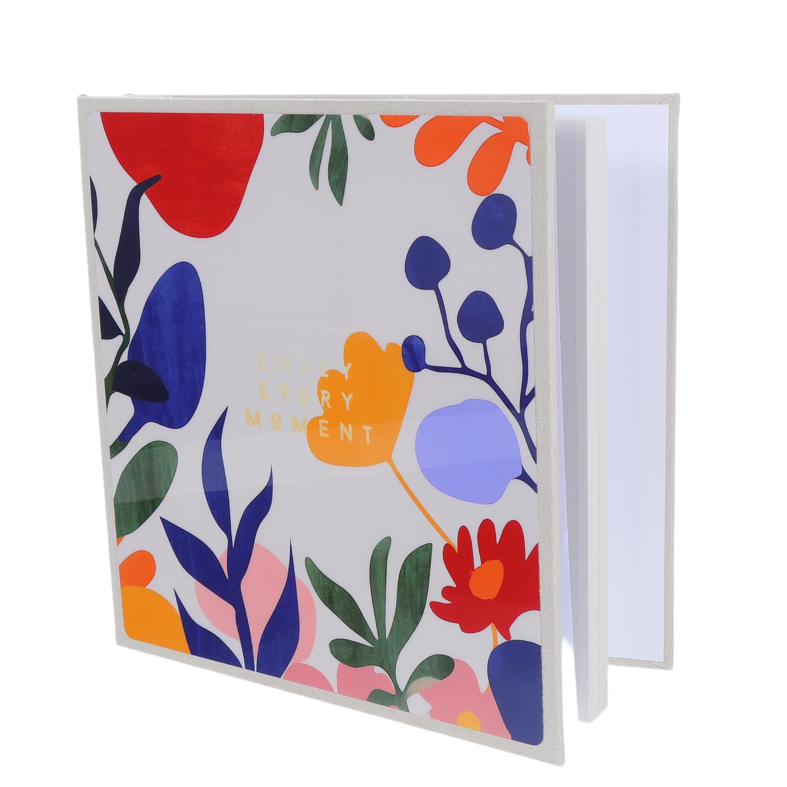 Veemoon Álbum para Almacenamiento de Flores Prensadas y Hojas Sueltas con Diseño Flexible, 30 Páginas Recargables de Papel y Pe Adecuado para Exploración y Amantes Naturaleza