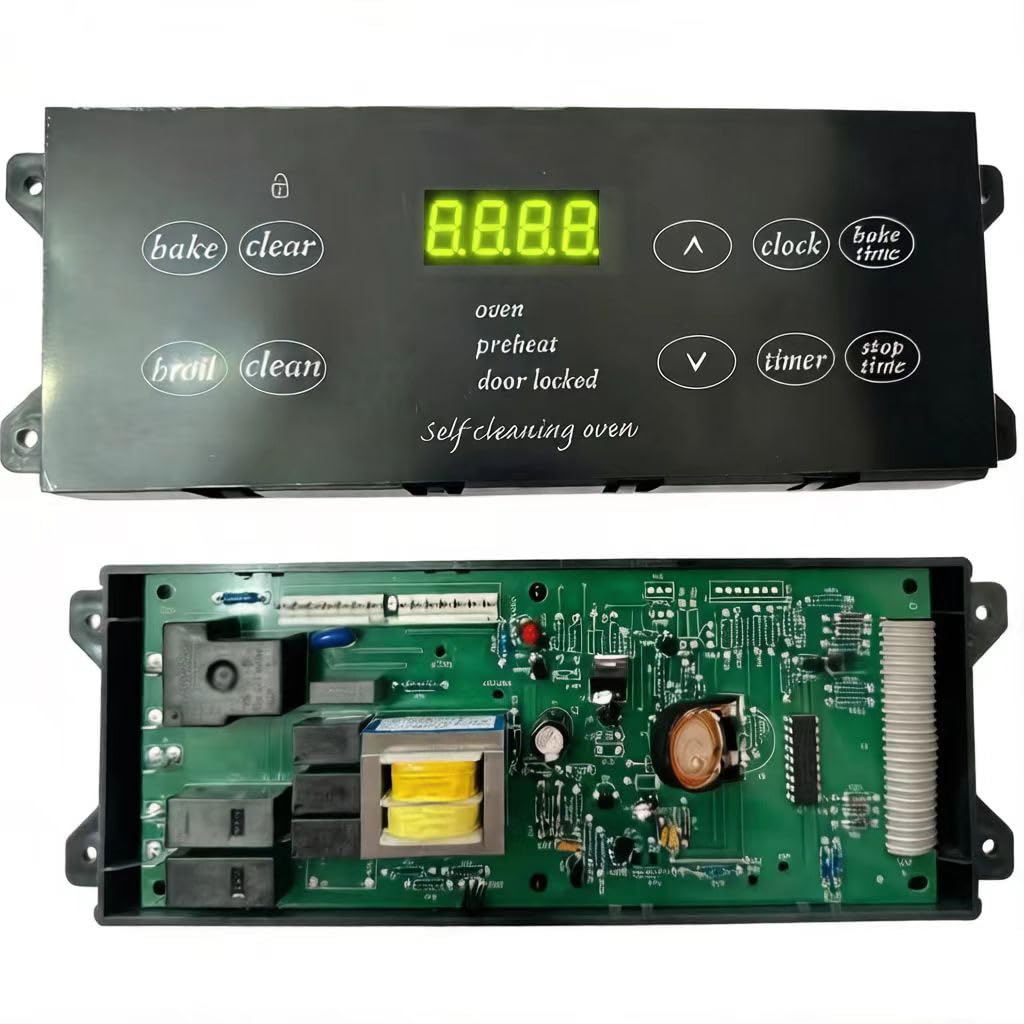 Photo 1 of Upgrade 316207511 Range Stove Oven Control Board compatible with Frigidaire, with Kenmore,Replaces for 316207531, 318414213, Production Number SF5341-S7511, SF5341-S7511-E, with a new overlay included