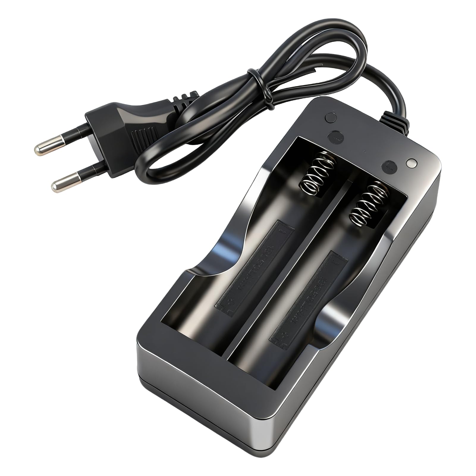 Caricabatterie LCD 2 Slot Per Batterie 18650 E Li-Ion 3,7V – Ricarica Indipendente, Protezione Completa - 3