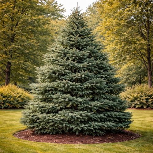 Black Hills Spruce Live Tree Plants (Picea glauca ‘Densata’) – Hardy Evergreen Privacy Tree – Cold Tolerant Conical Spruce – Dense Windbreak & Landscape Tree – Rooted Sapling Plant (1 Tree)