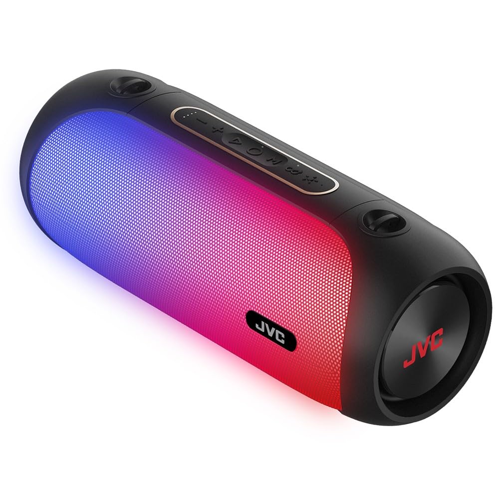 JVC Bluetoothミニコンポ Amazon.com: JVC Illuminated Portable Wireless Speaker with 30W max