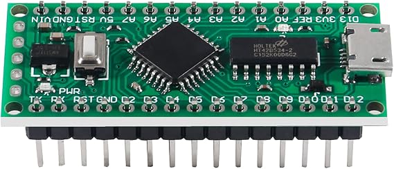 2pcs LGT8F328P LQFP32 MiniEVB HT42B534 لوحة غلاف استبدال Nano V3.0 ATMEGA328 متوافق مع Arduino (LGT8F328P Micro)