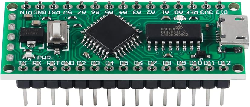 2pcs LGT8F328P LQFP32 MiniEVB HT42B534 لوحة غلاف استبدال Nano V3.0 ATMEGA328 متوافق مع Arduino (LGT8F328P Micro)