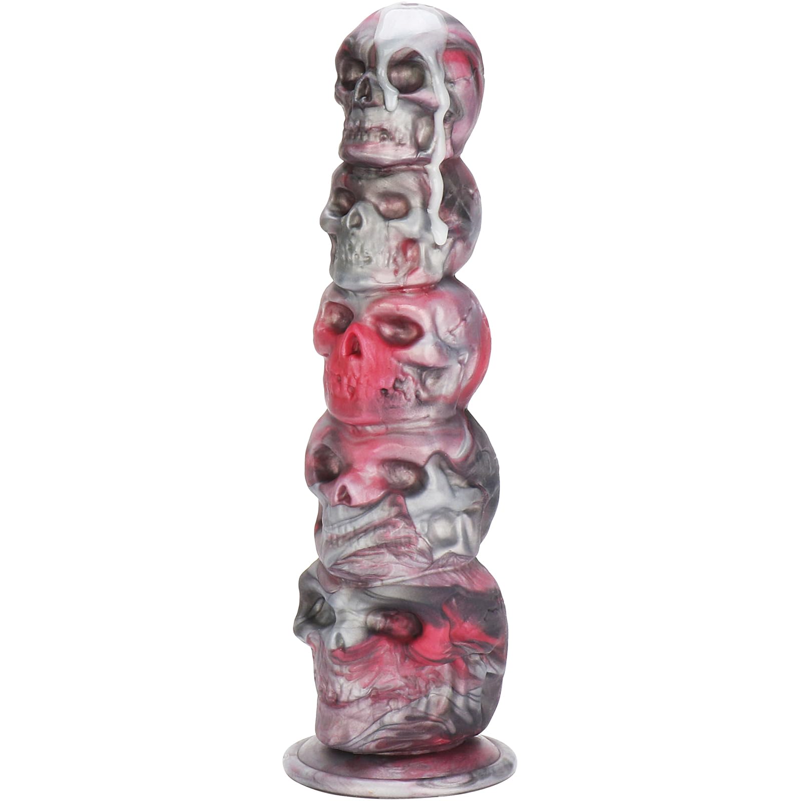 Monster Fantasy Dildo Silicone Anal Dildos with Suction Cup for Men, Realistic Dildo for Women, 8 inch Soft Animal Alien Prostate Dildos, Fat G Spot Fake Penis, Adult Sex Toys: 11.8 Inch Huge Skull Dildo