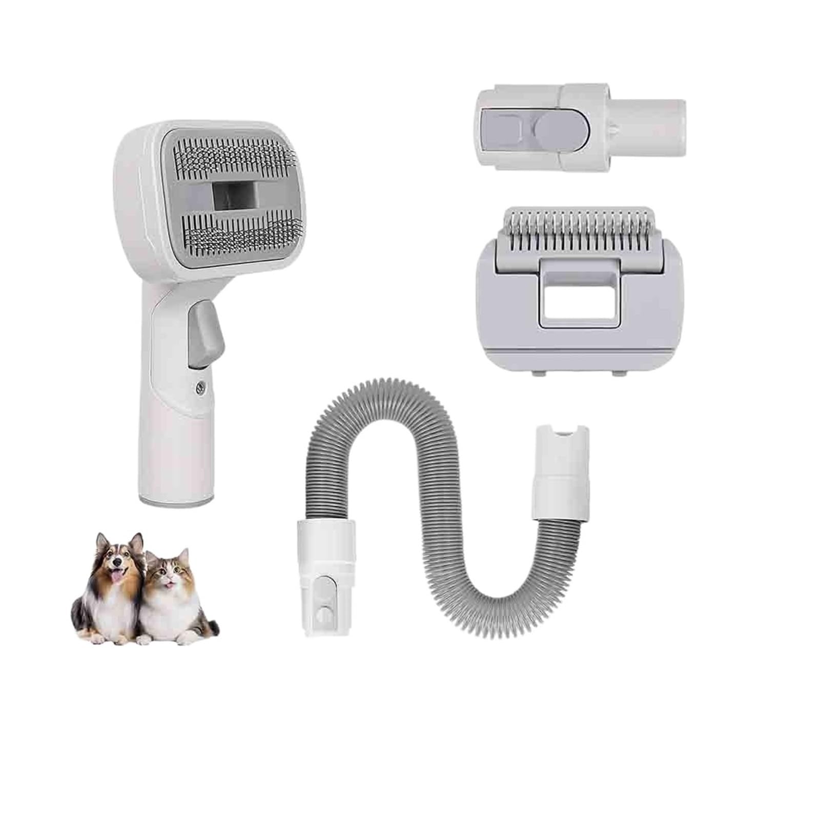 Cepillo Aspirador For Pelo De Perro, Compatible Con Dyson V6, V7, V8, V10, V11, V12 Y V15. Manguera Extendida For Mascotas Medianas Y Grandes.