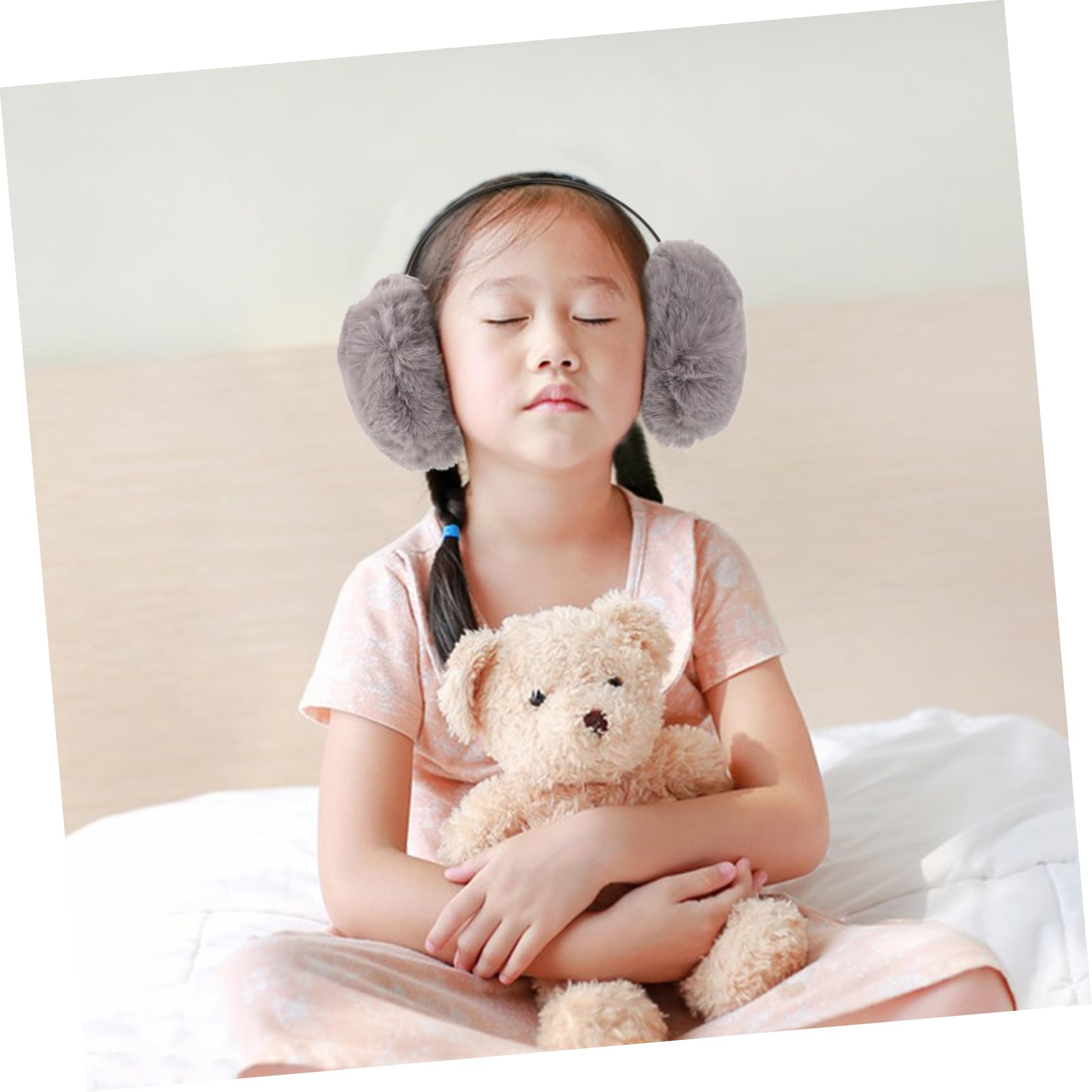 VERDANVERSE Faux Ear Muffs Plush Ear Warmers for Cold Weather Cozy Outdoor Ear Covers Fits Stylish Ear Protection for All Ages