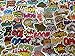 Lot de Stickers TAG, Street Art, Skate, Graffiti, Art Urbain, Mots (50)