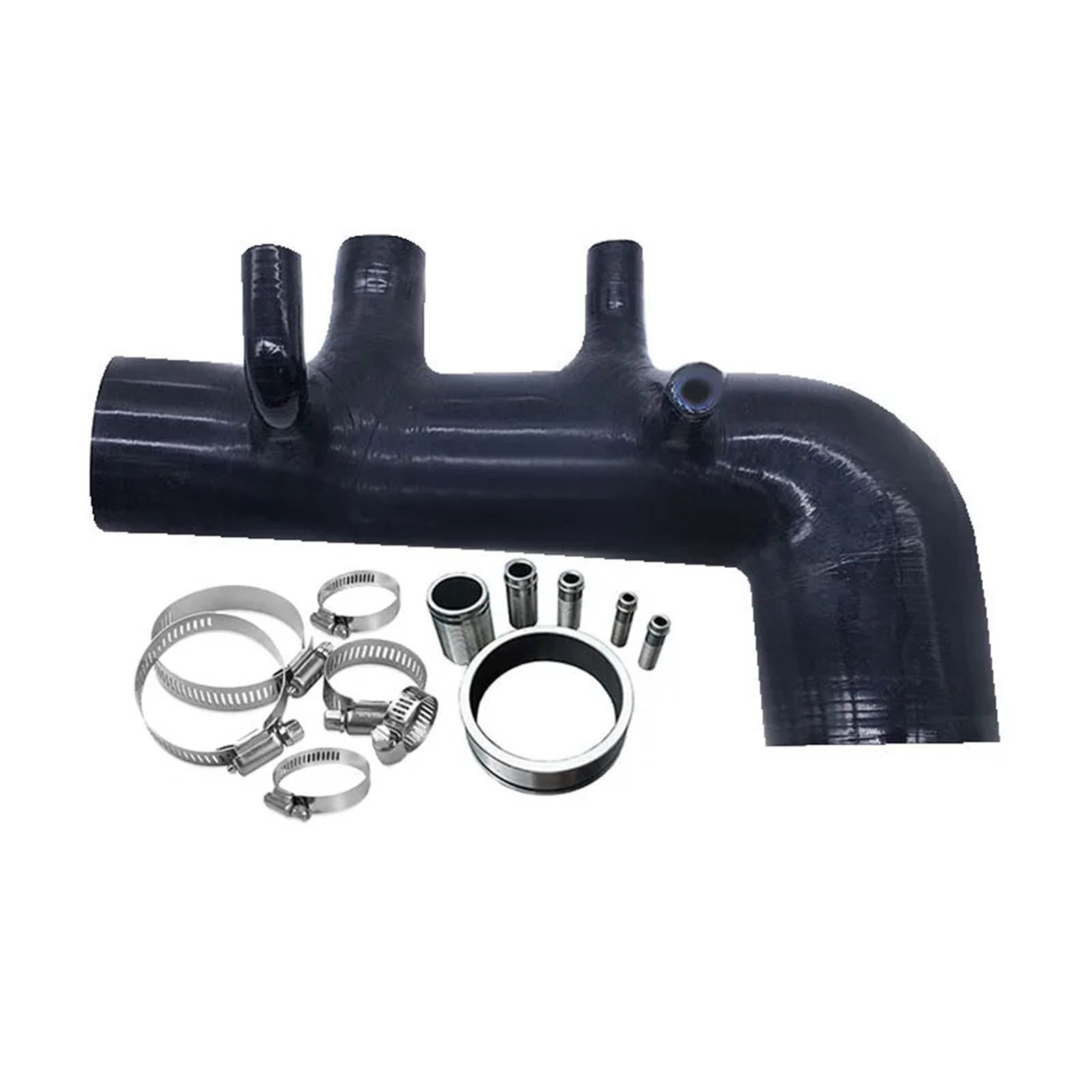 wąż do wody chłodzącej Wąż silikonowy dolotu turbosprężarki dolotu pasuje do Subaru IMPREZA GC8 EJ20 STI WRX VER MK5-6(K8-194 BLACK)