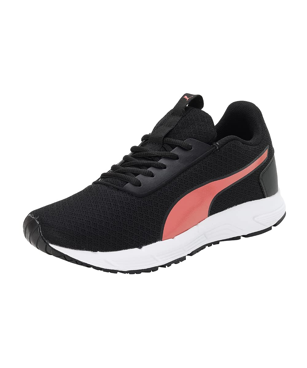 Puma Womens Fast Lane WNs Black-Hot Coral Running Shoe - 4 UK (37818402) (B09V8D155C) Amazon Price History, Amazon Price Tracker