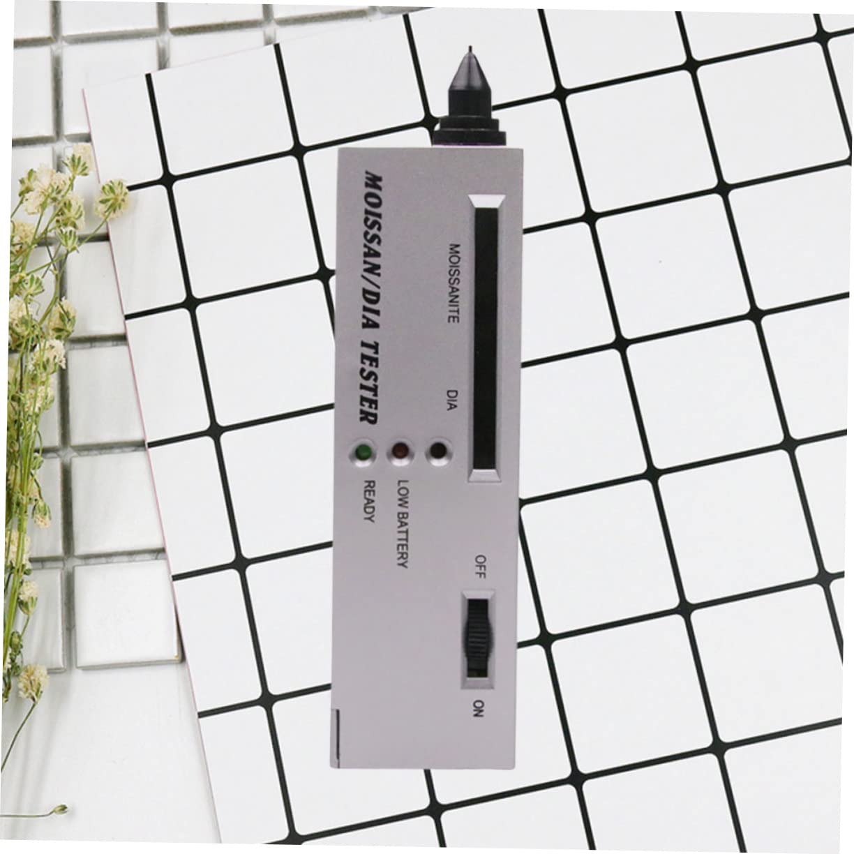 ERINGOGO Moissanite Detector Diamond Checker Tool Gemstone Tester for Stones Measuring Drill Pen Industry Diamond Selector