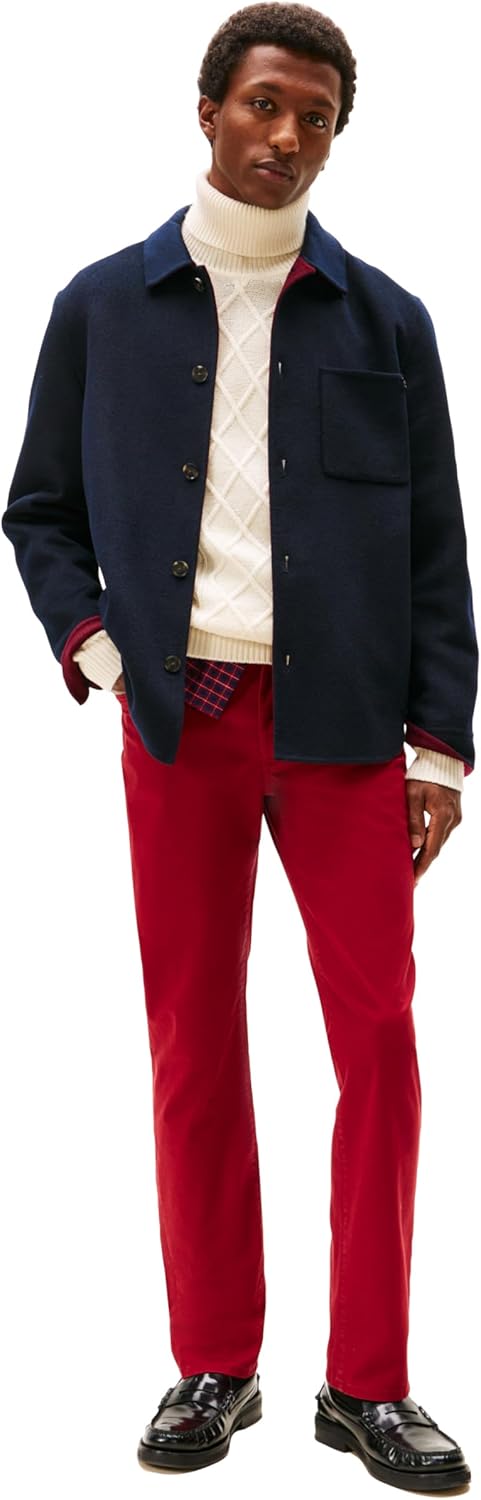 Tommy Hilfiger Men's Causal Five Pocket Pants with Stretch in Straight Fit - Image 3