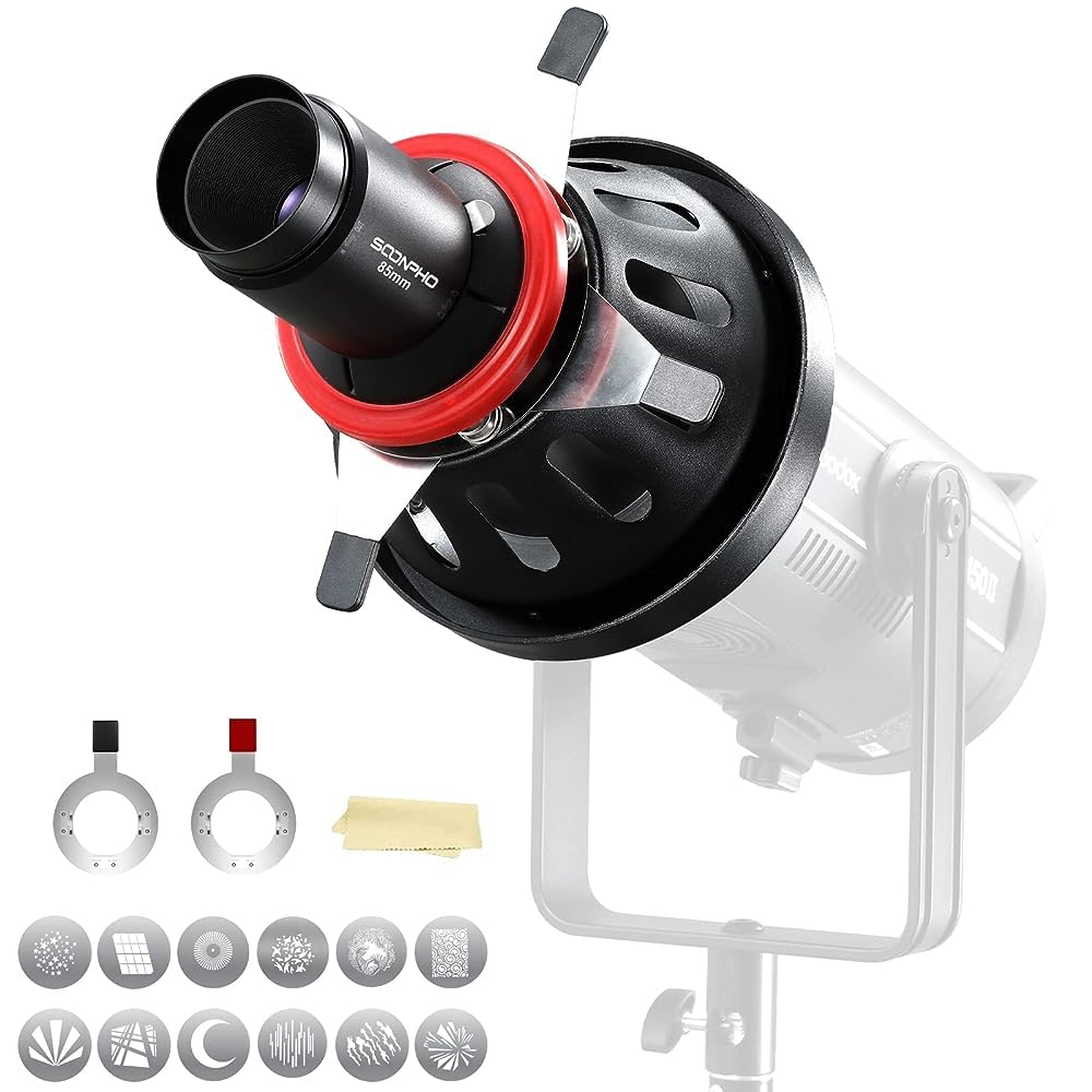 Soonpho OT1 Pro II Optical Conical Snoot Bowens Mount Gobo