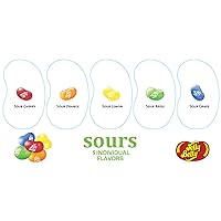 Vista 2 de Jelly Belly Sours Jelly Beans - Gomitas de sabores de frutas ácidas, bolsa de 9.8 oz