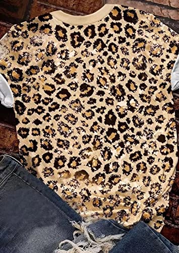 Be Kind Leopard T Shirt Animal Leopard Heart Graphic Blessed Shirt Women Inspirational Teacher Short Sleeve Tees Tops3