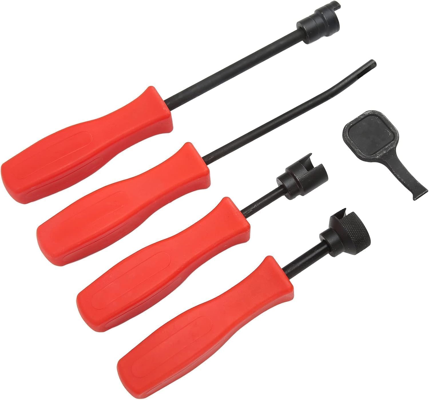 Kit di 8 utensili per l'estrazione dei freni a tamburo, universale, in acciaio 45, con rivestimento cromato ossidato e scatola portaoggetti