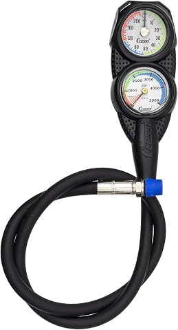 Cressi Consola de Buceo 2 - Profundidad + manómetro