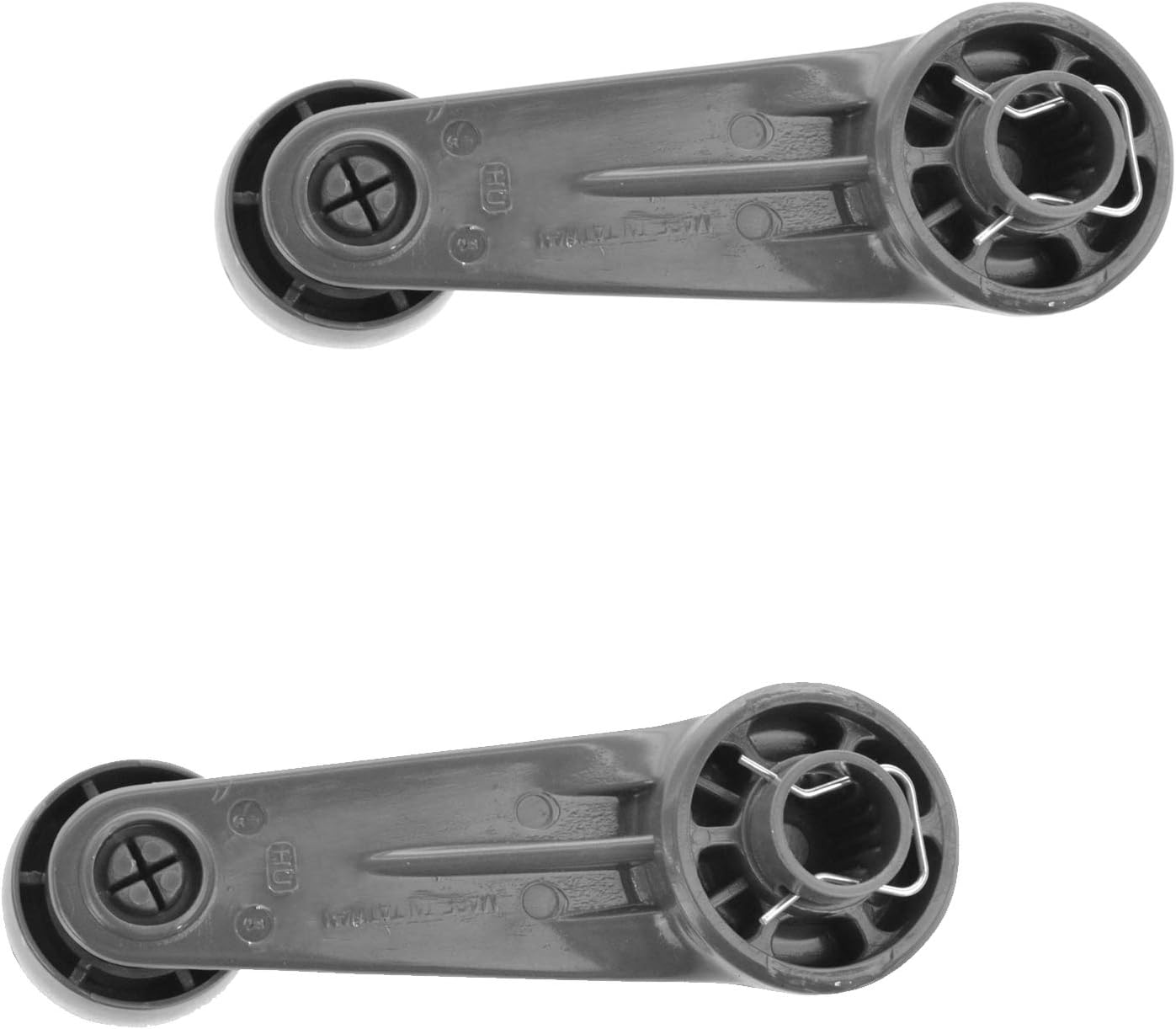 TRQ Window Crank Handle Set Gray
