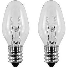 EAGLEGGO 2-Pack Light Bulbs 15W for Scentsy Plug-in Warmer Wax Diffuser 15 Watt 120 Volts