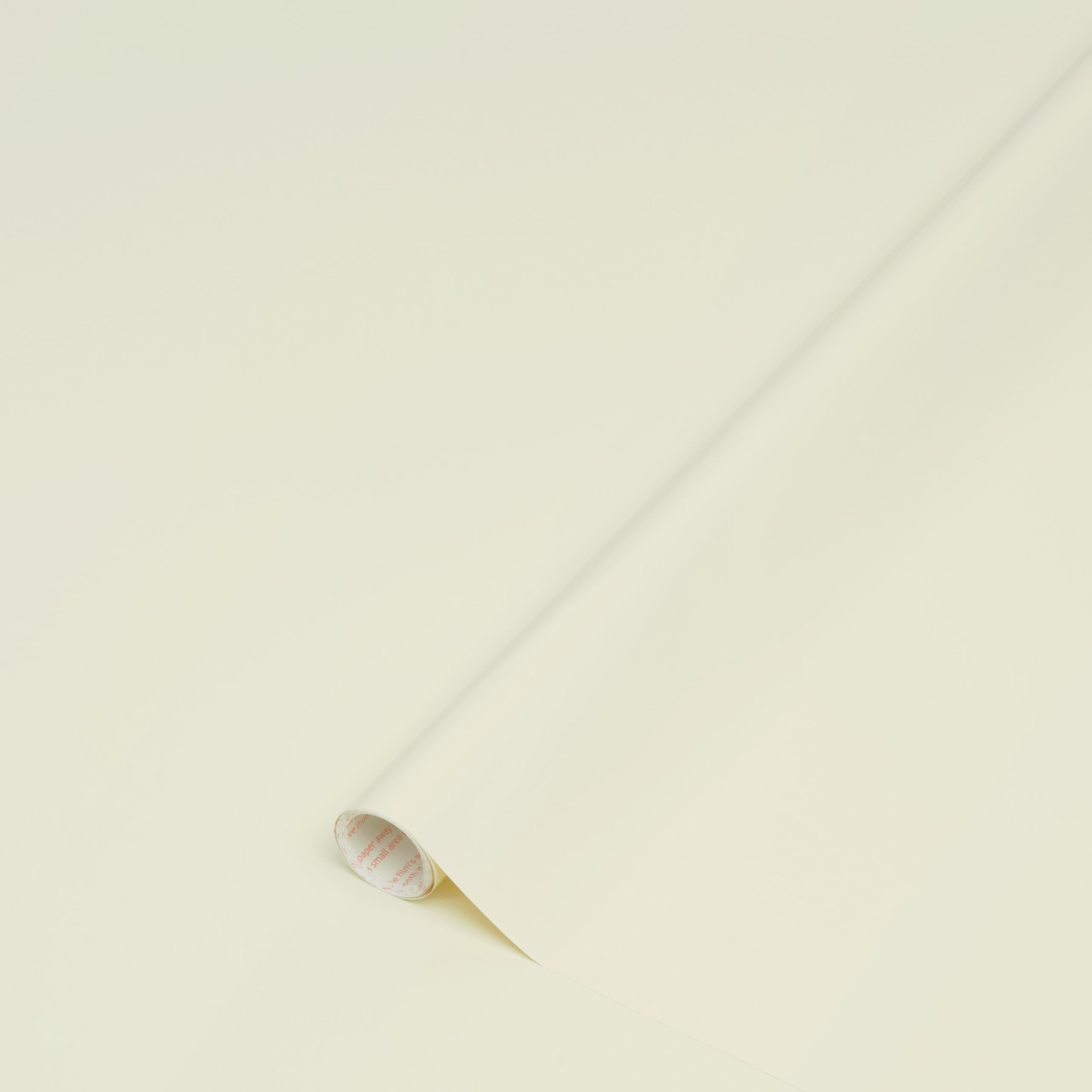 d-c-fix Glossy Self-adhesive Vinyl Wrap - Cream - 67.5cm Width