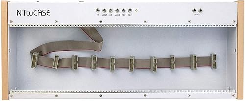 Miniatura 2 de Cre8audio Eurorack - Estuche modular para sintetizador (NiftyCASE) con 2 cables MIDI Kellopy de 6 pies y 8 juegos de cables de conexión