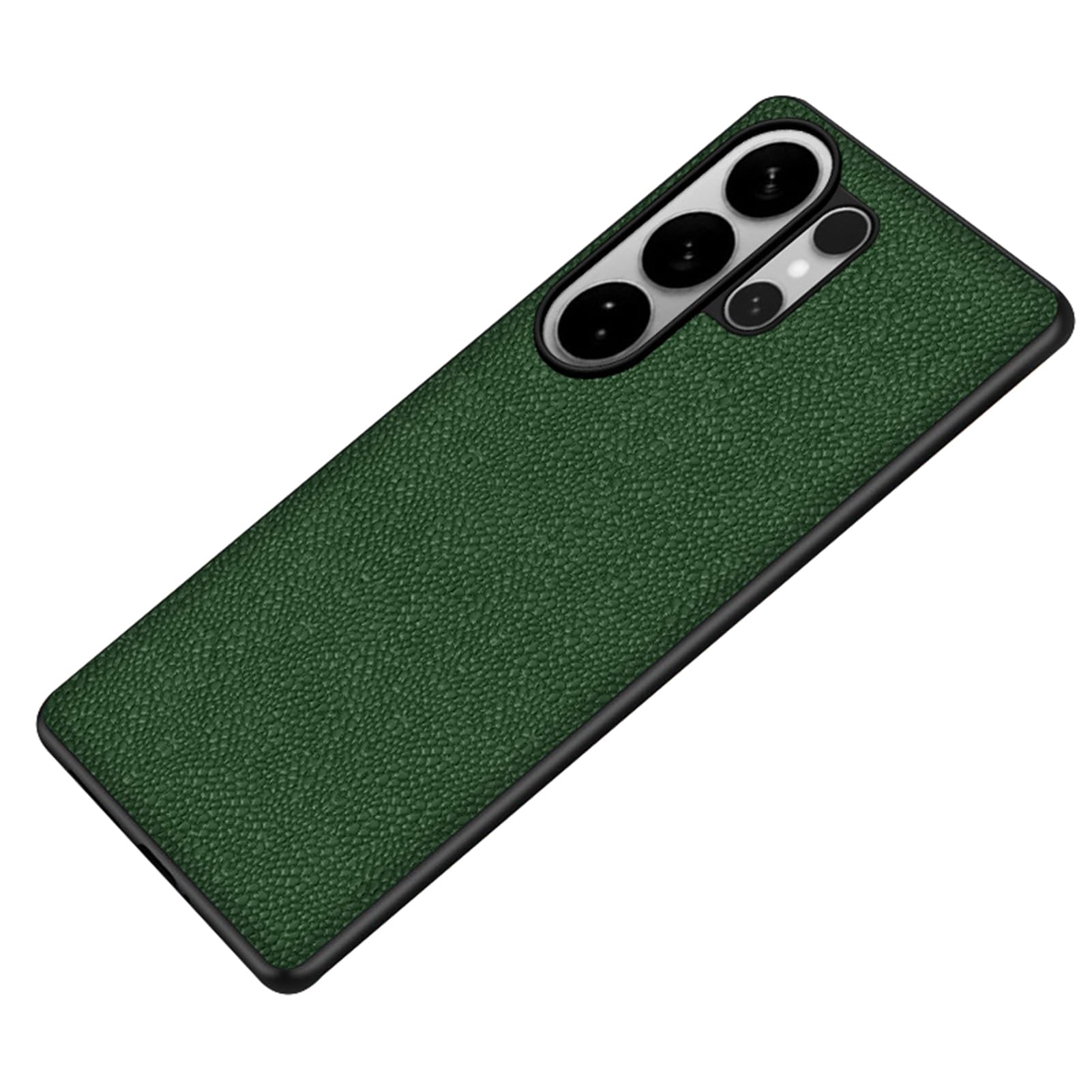 Coque en cuir pour Samsung Galaxy S26 Plus etui antichoc premium couleur vert