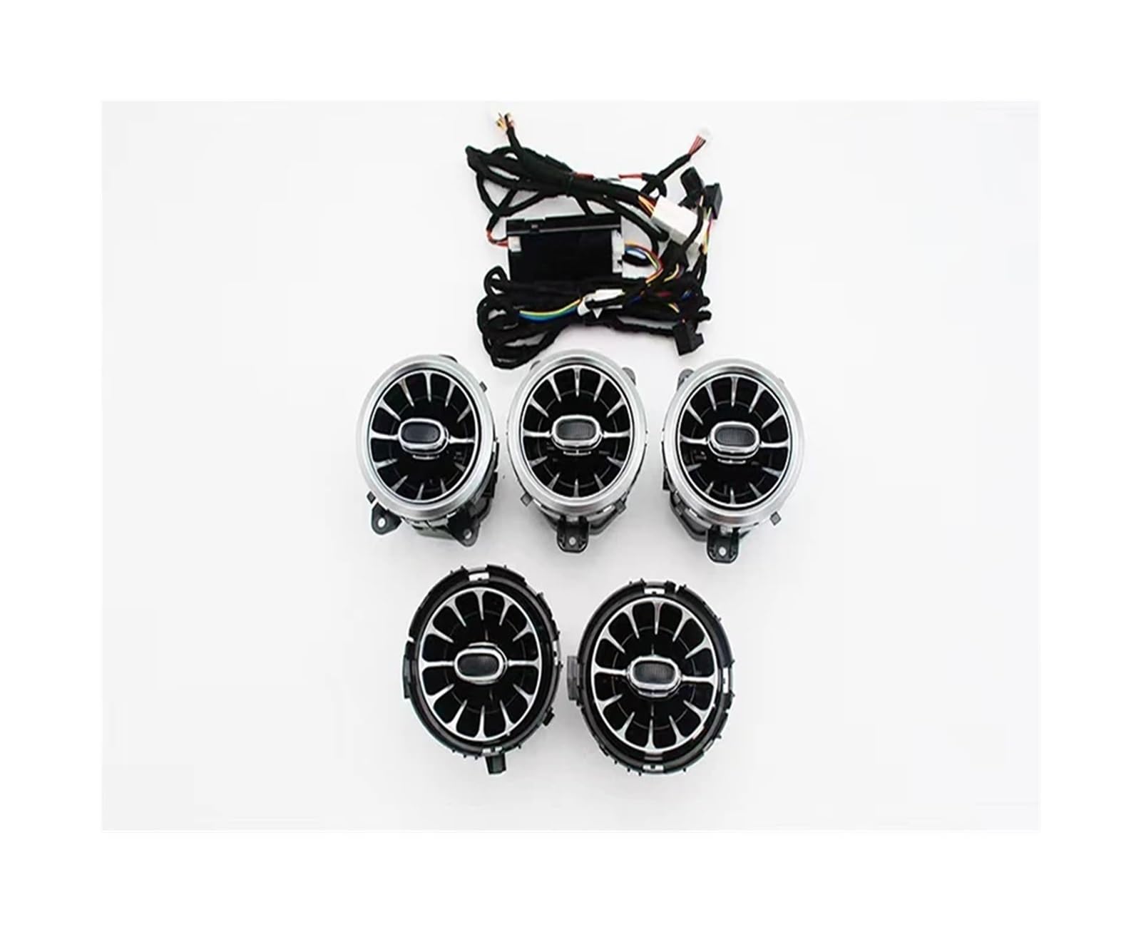 64 Color Colorful Luminous Front Air Outlet Lossless Replacement Installation Compatible with Mercedes Benz A-Class W177 19-22 Models