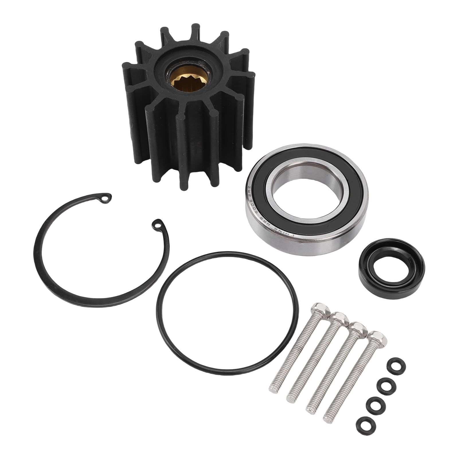 Kit de turbine marine en acier inoxydable haute résistance pour moteurs hors-bord