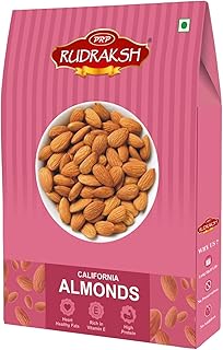 PRP RUDRAKSH California Almonds 250g | Premium Badam Giri | 100% Natural Raw Almonds | Protein Rich Healthy Snacks | Fresh Price In India