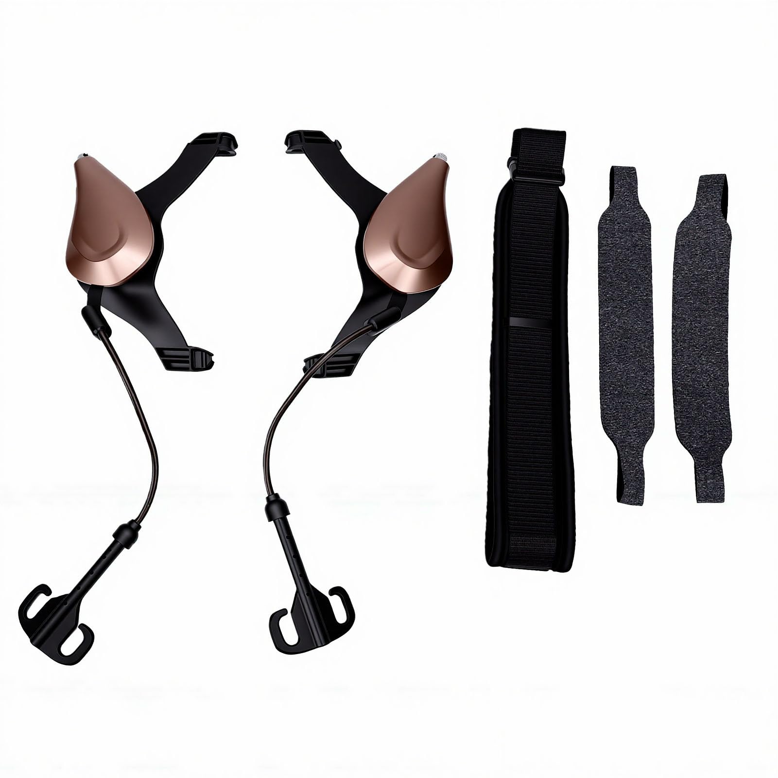 Generic Dispositivo para Caminar Portátil, Ayuda Ligera para Caminar para Viajeros Diarios y Excursionistas, par de Longitud Ajustable, Material ABS