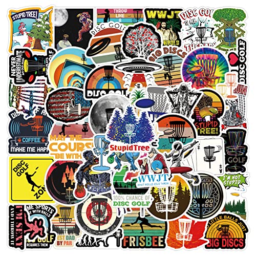 50Pcs Disc Golf Stickers Set