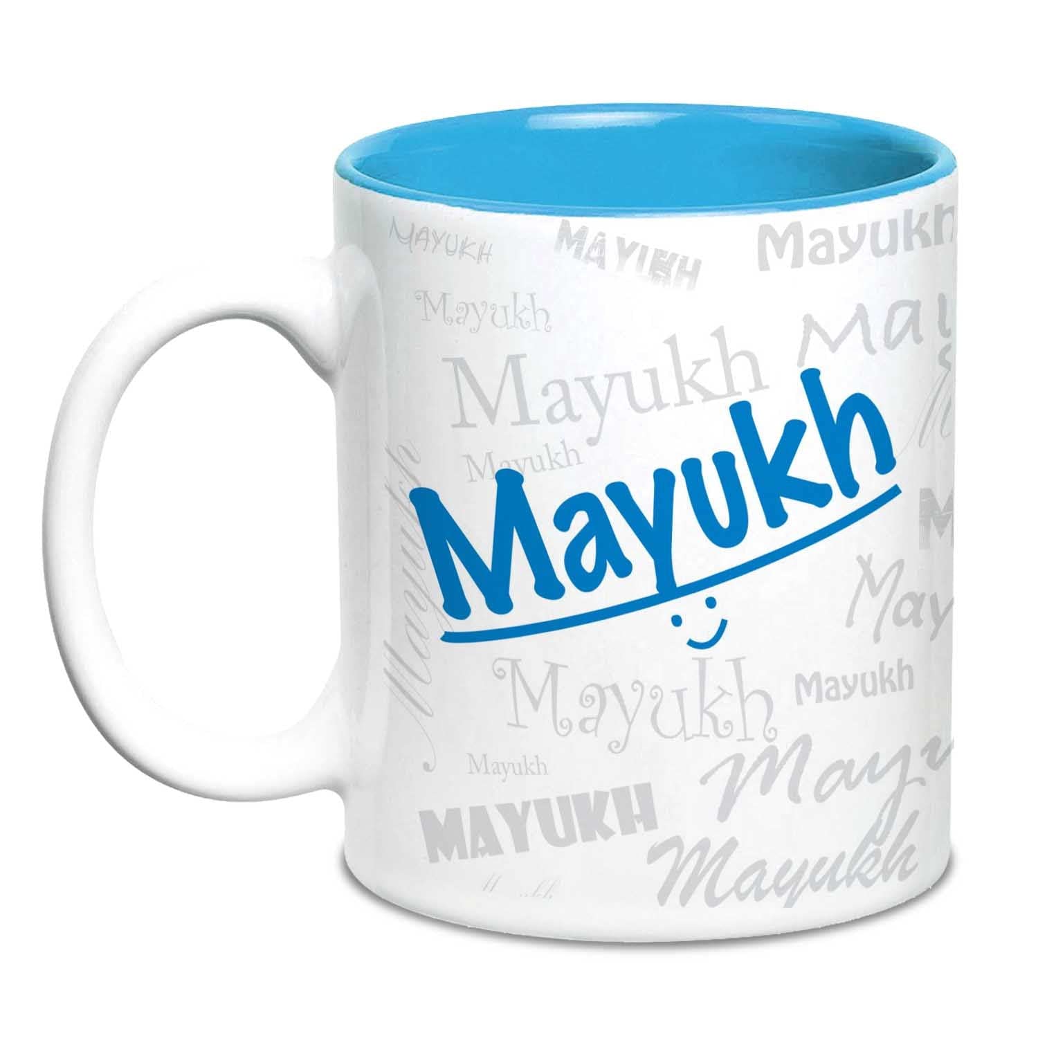 Hot Muggs Me Graffiti Mug - Mayukh Personalised Name Ceramic, 315ml, 1 Unit
