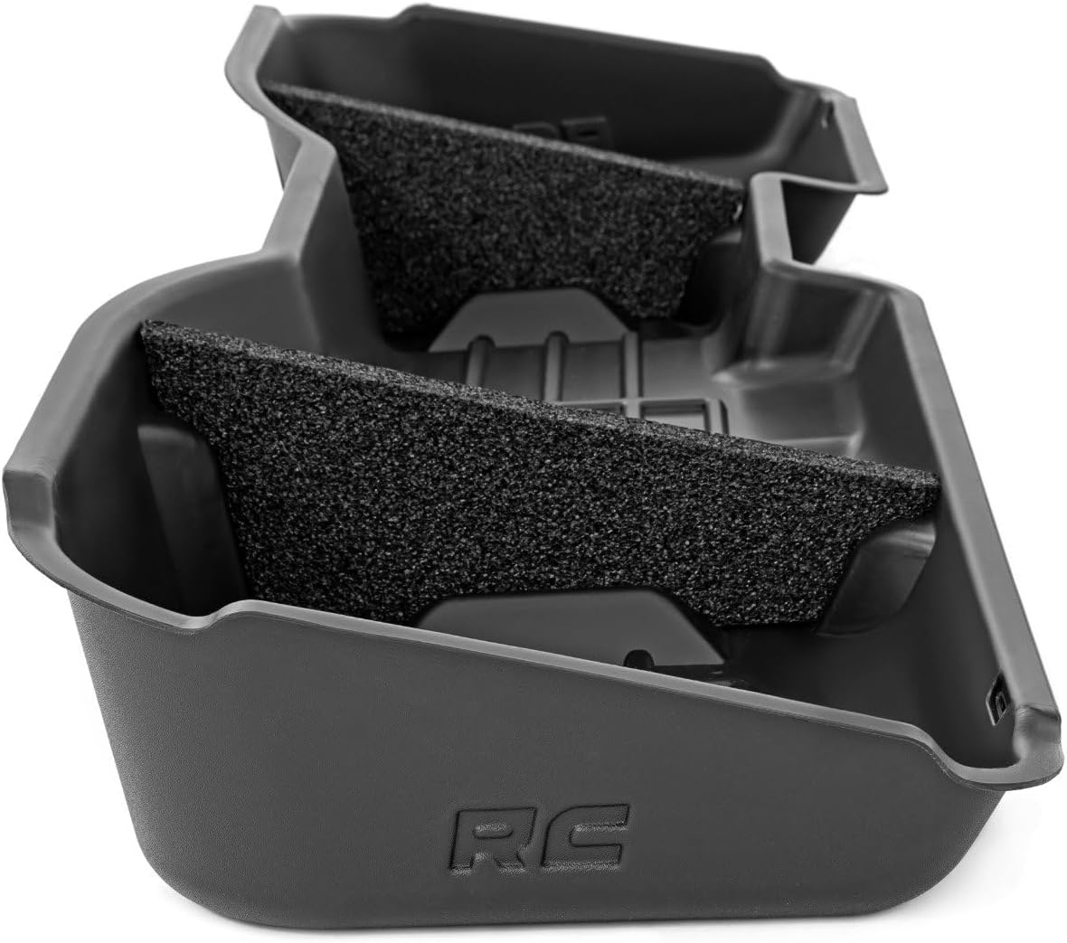 Rough Country Under Seat Storage for Chevy Silverado 1500 (2014-2018) & 2500HD/3500HD (2015-2019) Crew Cab - Custom-Fit Under Seat Truck Storage