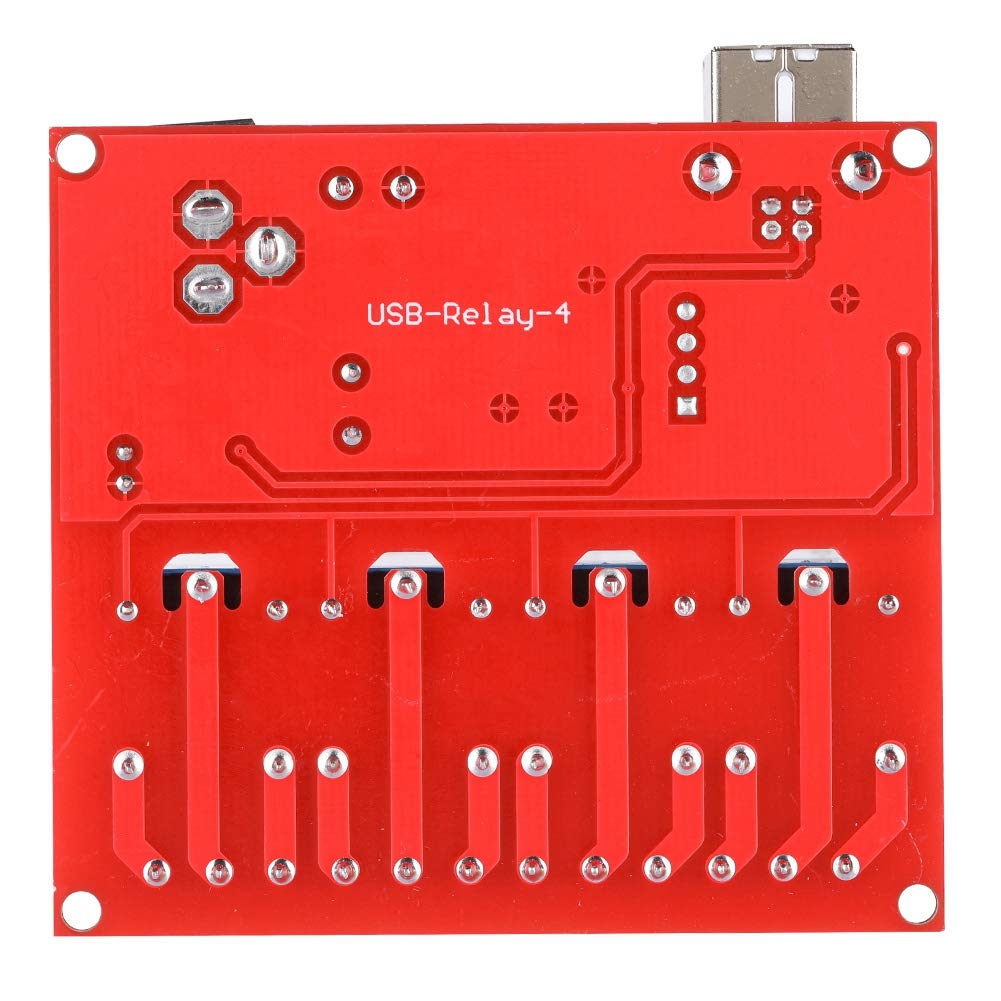 Modulo Relè USB a 4 Canali 12V per Computer - Controller Interruttore PC Scheda di Espansione
