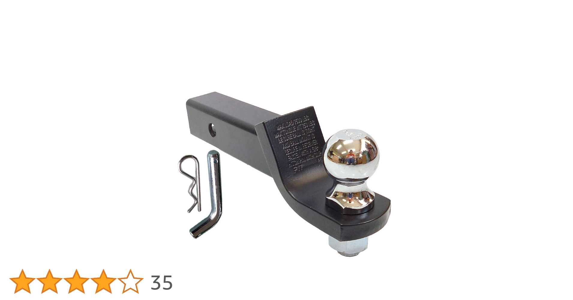 Amazon.co.jp: ヒッチ ボールマウント 黒2インチ ☆ヒッチ単品