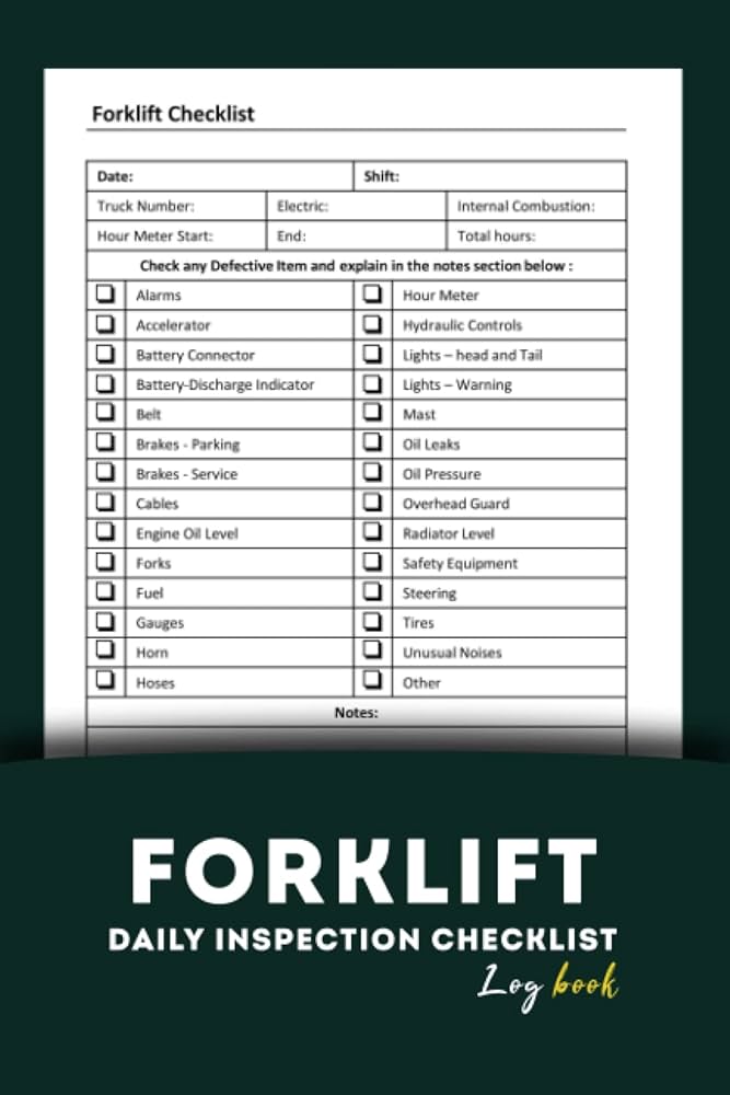 forklift-daily-inspection-checklist-log-book-safety-maintenance-forklift-checklist-forklift-operator-safety-logbook-120-pages-6-x-9-birthday-gift-for-forklift-operators-prentice-harlee-9798777145093-amazon-com-books for Free Printable Forklift Daily Checklist Pdf Forklift Daily Inspection Checklist Log Book: Safety & Maintenance Forklift Checklist| Forklift Operator Safety Logbook| 120 Pages 6 x 9