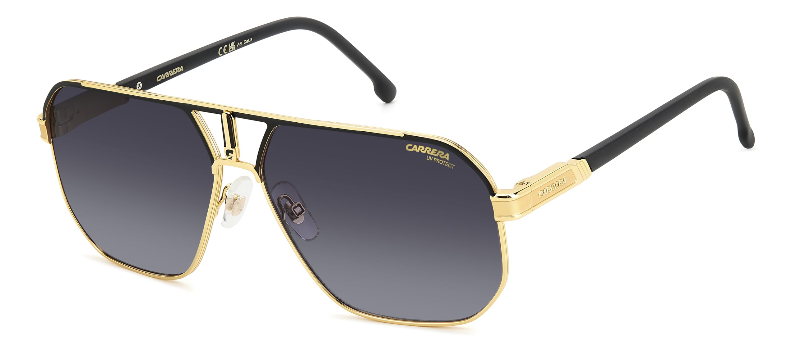 Carrera 1062/S Matte black gold black 62/14/145 MAN Sunglasses