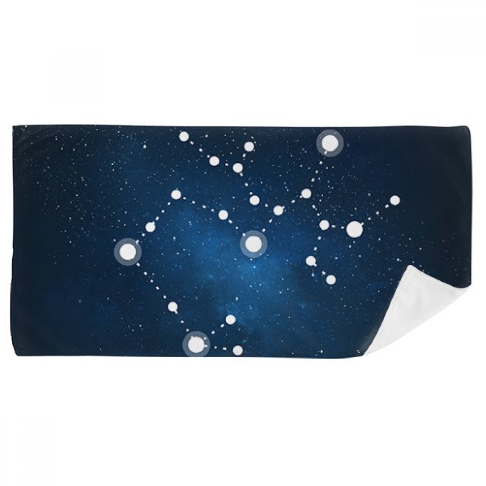 Serviette de bain douce Sagittaire multicolor 35x70cm gant de toilette astrologie