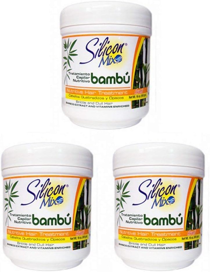 Bambu Nutritive Hair Treatment 16oz (Set of 3) by Silicon